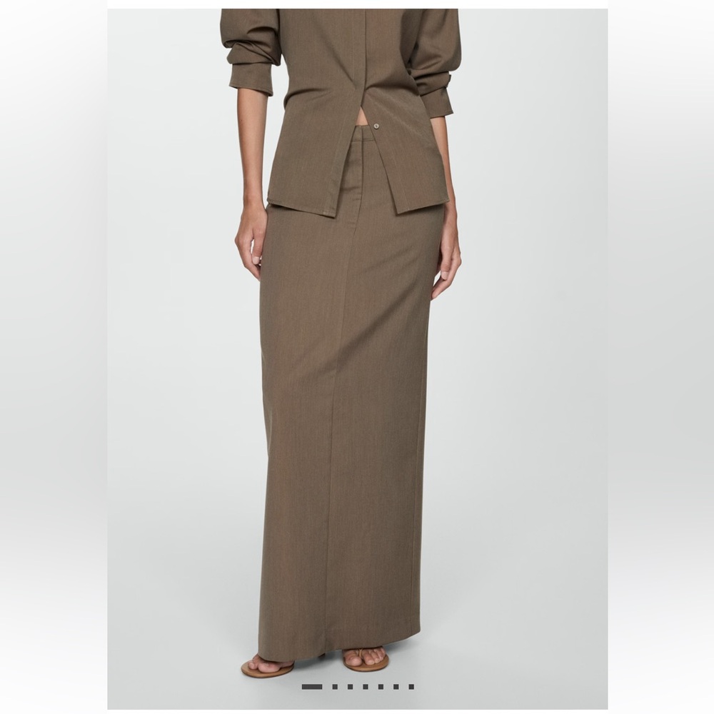 ISO!!! Mango Slit Long Skirt Ref 77064012 Size Small